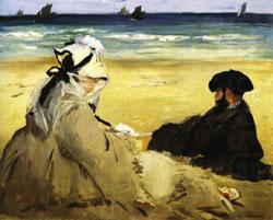 At the Beach, Edouard Manet